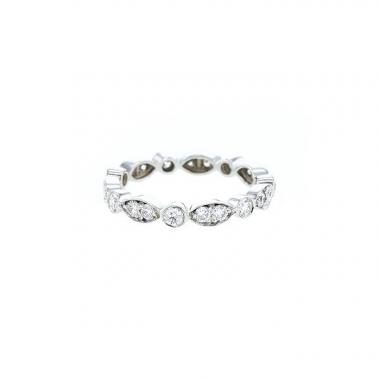 Alliance Tiffany & Co Jazz en platine et diamants
