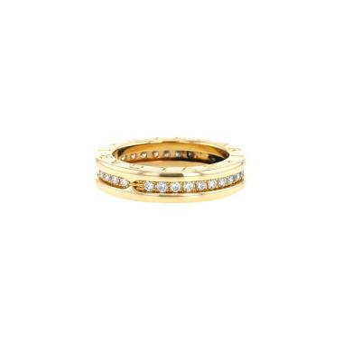 Bague Bulgari B.Zero1 petit modèle en or jaune et diamants