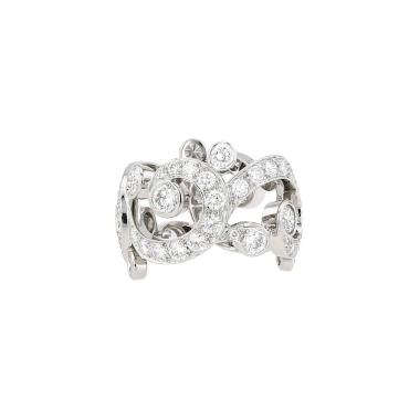 Bague Cartier Boudoir en platine et diamants