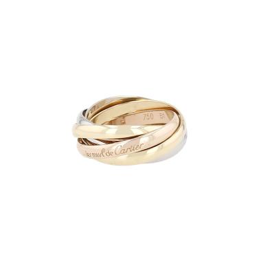 Bague Cartier Trinity Semainier en 3 ors, taille 51