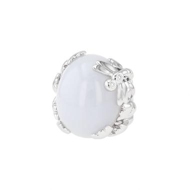 Bague Dior Gourmande en or blanc, calcédoine et diamants