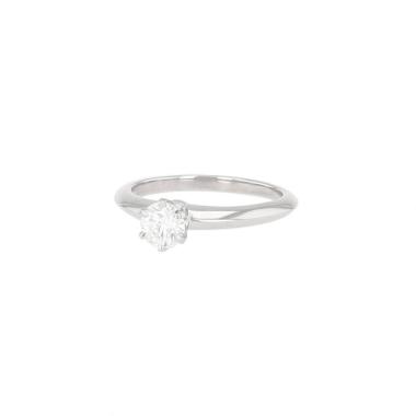 Bague Tiffany & Co Setting en platine et diamant