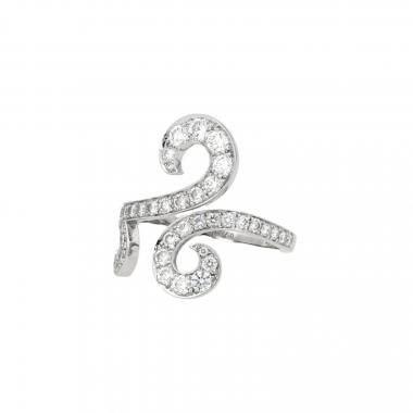 Bague Van Cleef & Arpels Oiseaux de Paradis en or blanc et diamants