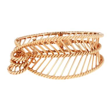 Bracelet années 1950 Boucheron  en or rose