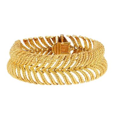 Bracelet années 1960 Boucheron  en or jaune