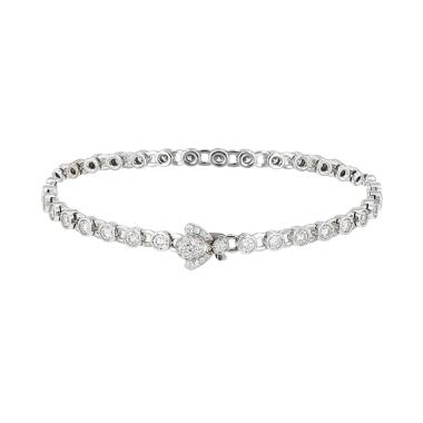 Bracelet Chaumet Bee my Love en or blanc et diamants