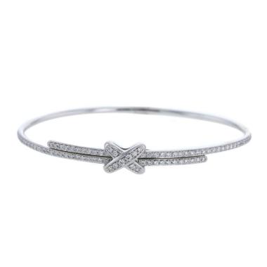 Bracelet Chaumet Jeux de Liens en or blanc et diamants