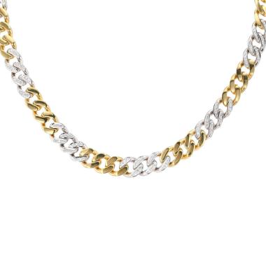 Collier Pomellato  en or jaune, or blanc et diamants