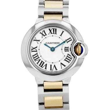 Montre Cartier Ballon Bleu De Cartier en or et acier Ref: Cartier - 3009  Vers 2010