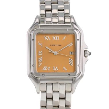 Montre Cartier Panthère en or blanc Ref :  1650 Vers  1990