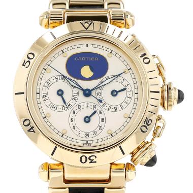 Montre Cartier Pasha en or jaune Ref: Cartier - 1989  Vers 1990