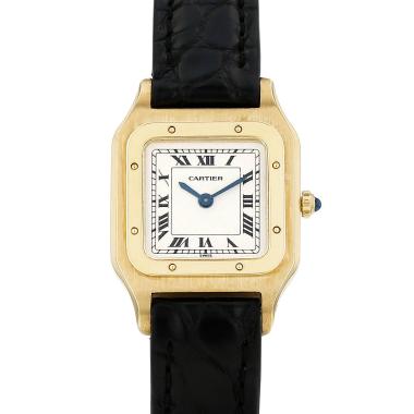 Montre Cartier Santos-Dumont en or jaune Ref: Cartier - 8210  Vers 1990