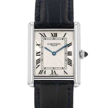 Montre Cartier Tank en platine Ref: Cartier - 16011  Vers 1990