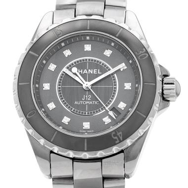 Montre Chanel J12 en céramique de titane et acier Vers 2010