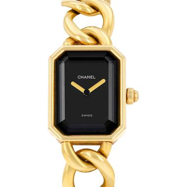 Montre Chanel Première taille M  en or jaune Vers 2000