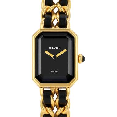 Montre Chanel Première taille XL  en plaqué or Ref: Chanel - H0001  Vers 1992