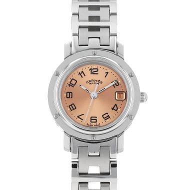 Montre Hermès Clipper en acier Ref: Hermes - CL4.210  Vers 2010