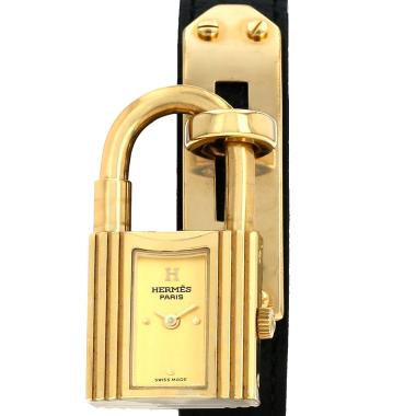 Montre Hermès Montre Kelly en plaqué or Ref: Hermès - KE1.201  Vers 1990