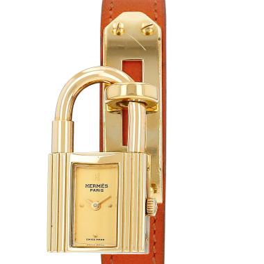 Montre Hermès Montre Kelly en plaqué or Vers 1990