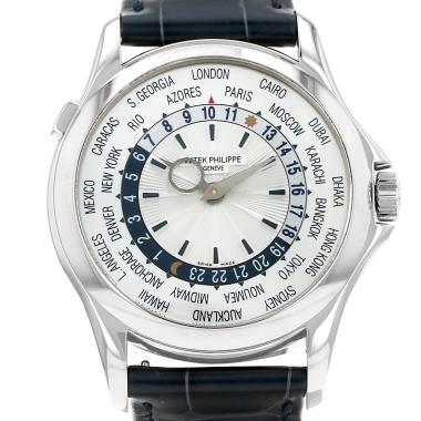 Montre Patek Philippe World Time en or blanc Ref: Patek Philippe - 5130  Vers 2000
