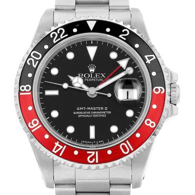 Montre Rolex GMT-Master II en acier Ref: Rolex - 16710  Vers 1991