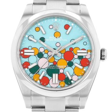 Montre Rolex Oyster Perpetual en acier Ref: Rolex - 124300  Vers 2025