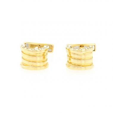 Paire de boutons de manchette Bulgari en or jaune