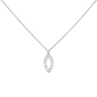 Pendentif Tiffany & Co  en platine et diamants