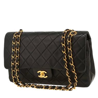 Sac à main Chanel  Timeless Classic en cuir matelassé noir