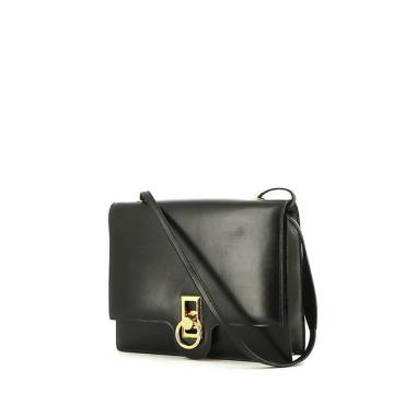 Sac à main Hermès  Ex Libris en cuir box noir