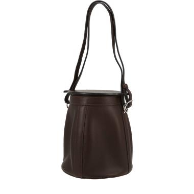 Sac à main Hermès  Farming en cuir epsom marron