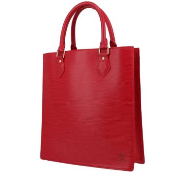 Sac cabas Louis Vuitton  Sac Plat en cuir épi rouge
