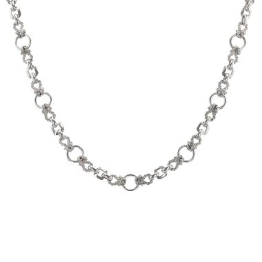 Sautoir Hermès Audierne en argent